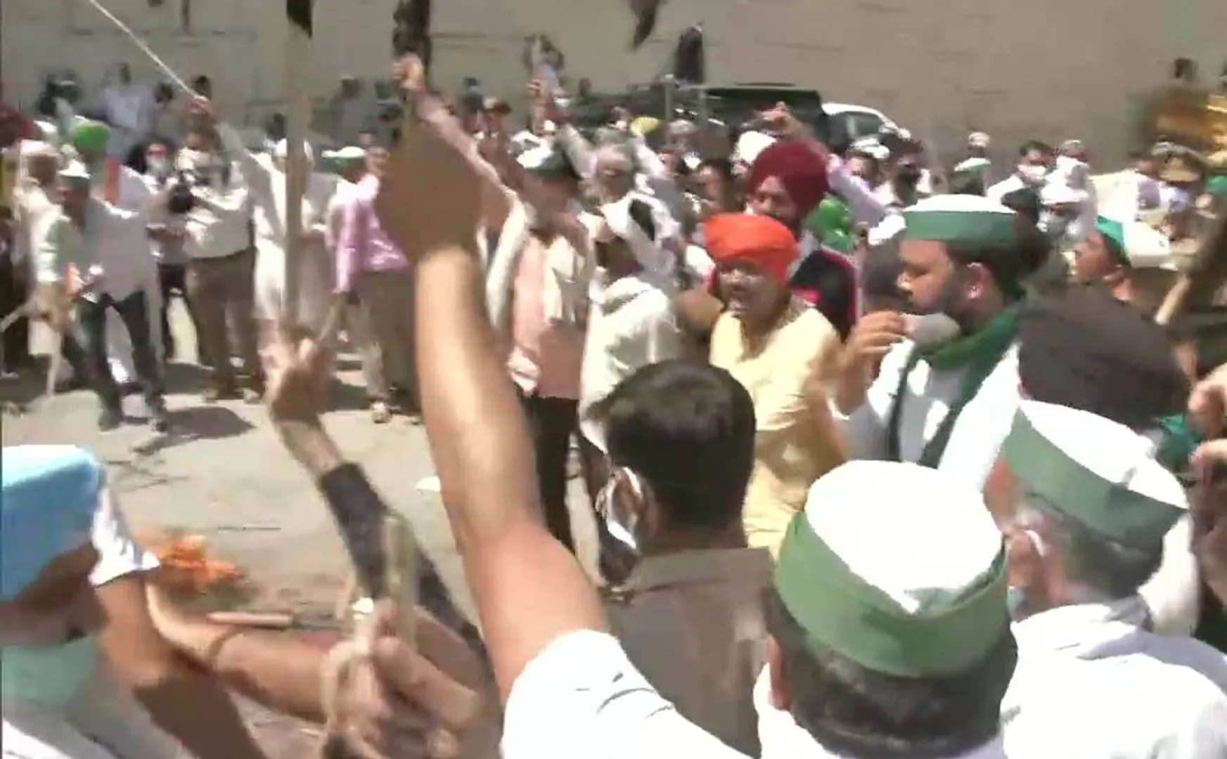 farmers at delhi border